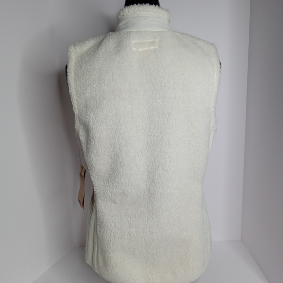 RUFF HEWN RUFF IVORY COLOR SIZE‎ MED. NWT FRONT ZIPPER LADIES VEST - Picture 5 of 12